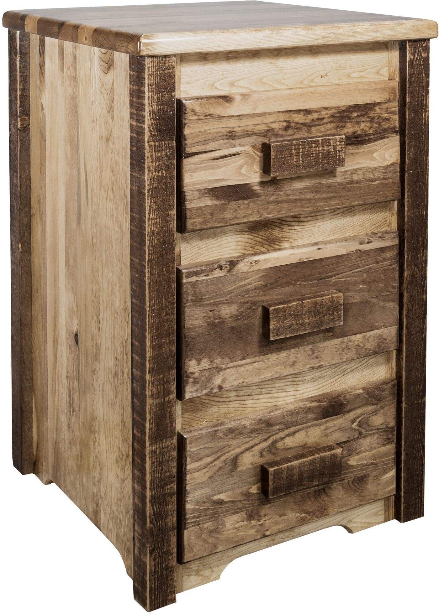 Montana Woodworks Homestead Kollektion Nachttisch mit 3 Schubladen