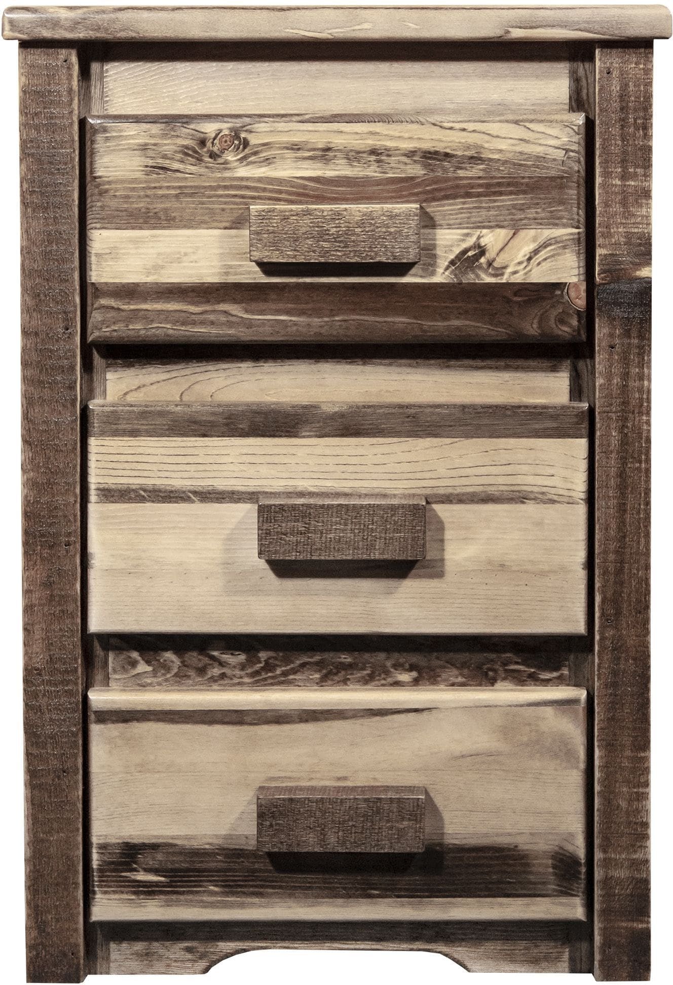 Montana Woodworks Homestead Kollektion Nachttisch mit 3 Schubladen