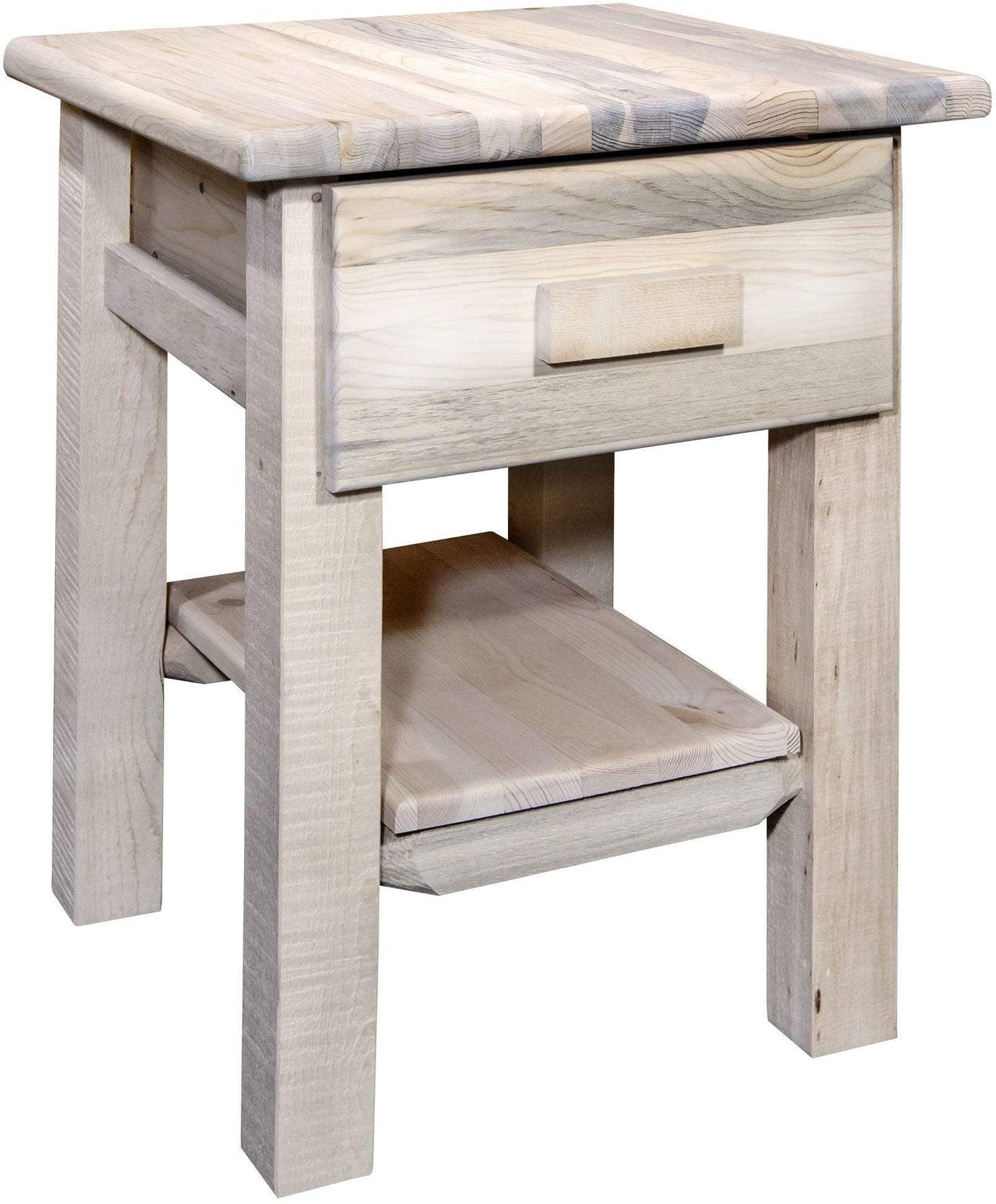 Montana Woodworks Homestead Kollektion Nachttisch mit Schublade und Regal