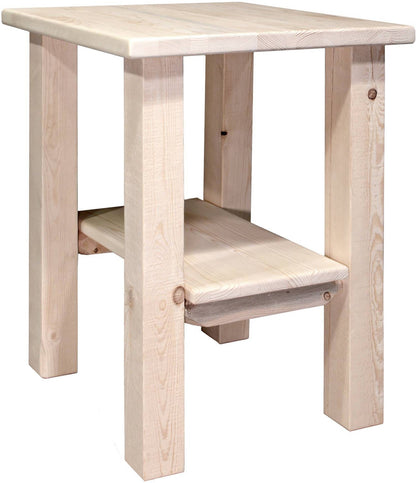 Montana Woodworks Homestead Kollektion Nachttisch mit Regal