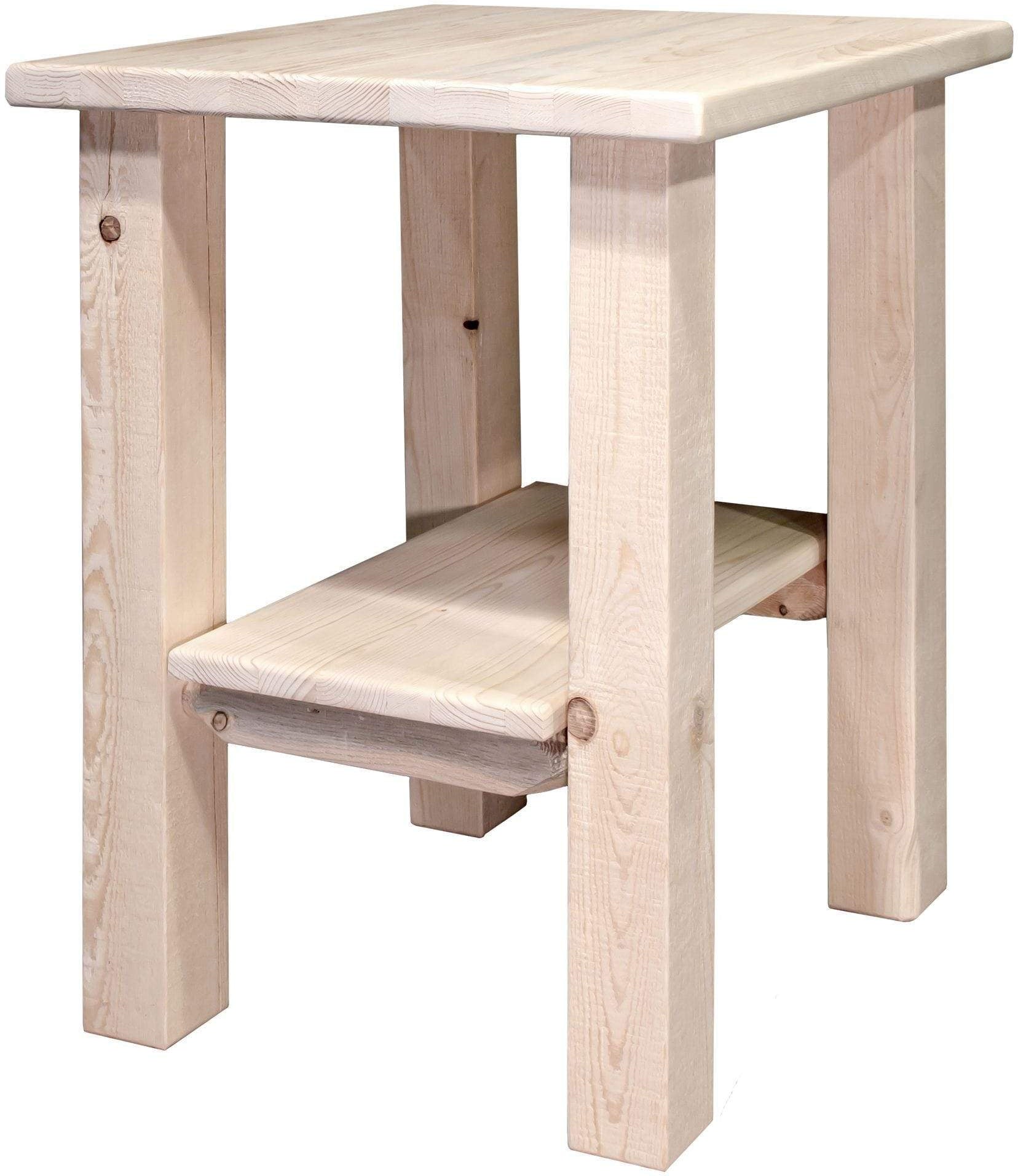 Montana Woodworks Homestead Kollektion Nachttisch mit Regal