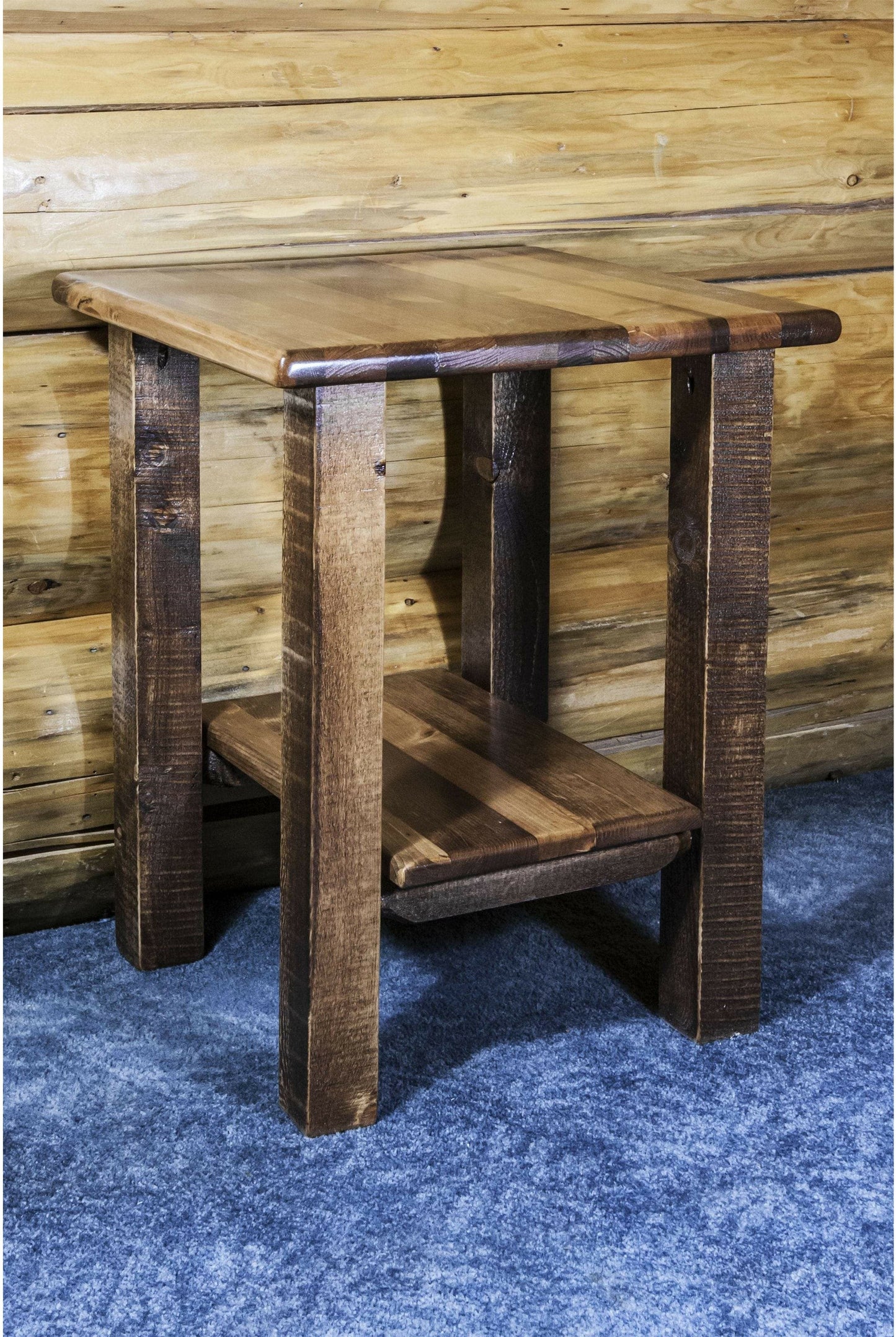 Montana Woodworks Homestead Kollektion Nachttisch mit Regal