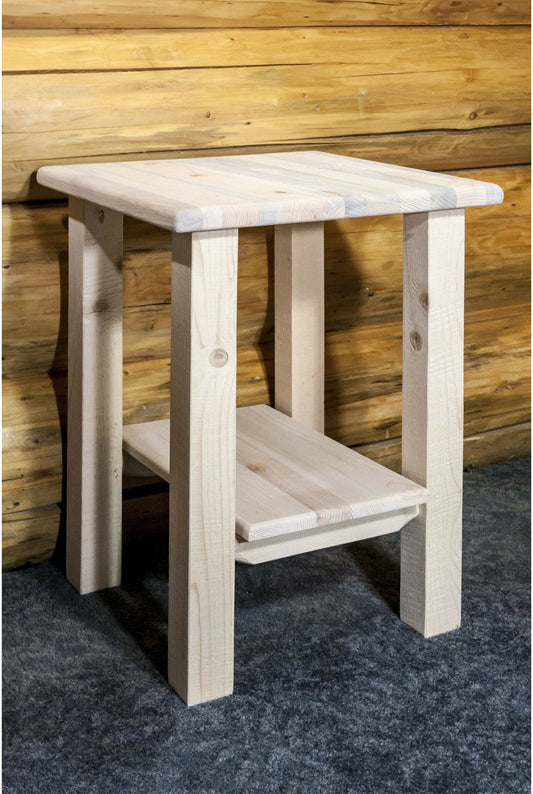 Montana Woodworks Homestead Kollektion Nachttisch mit Regal