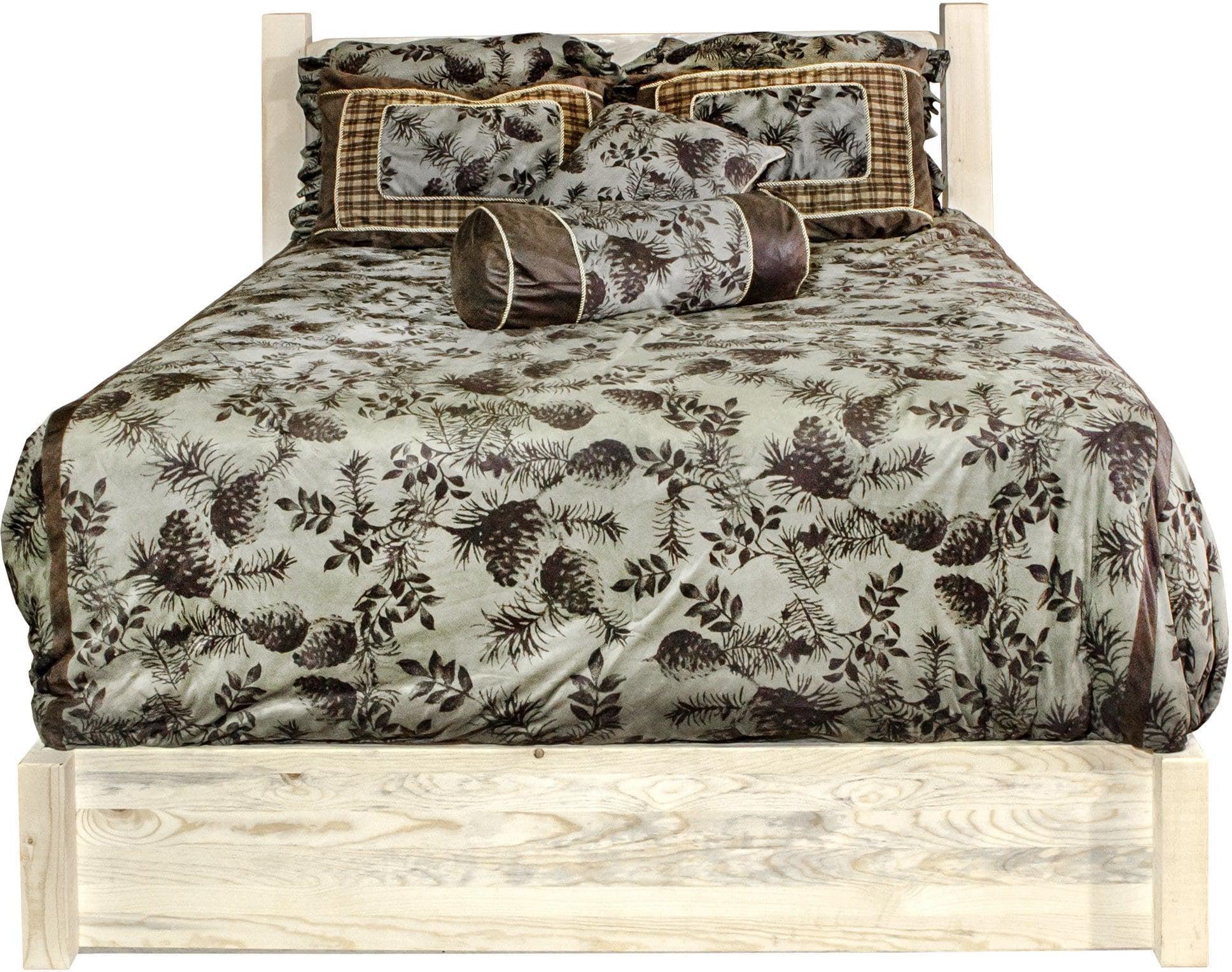 Montana Woodworks Homestead Kollektion Queen Platform Bett mit Lagerung
