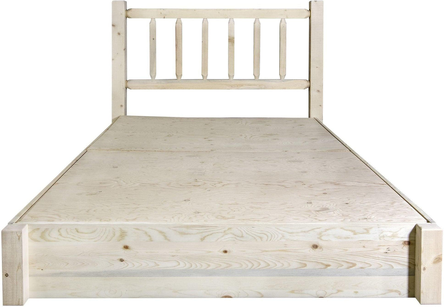 Montana Woodworks Homestead Kollektion Queen Platform Bett mit Lagerung