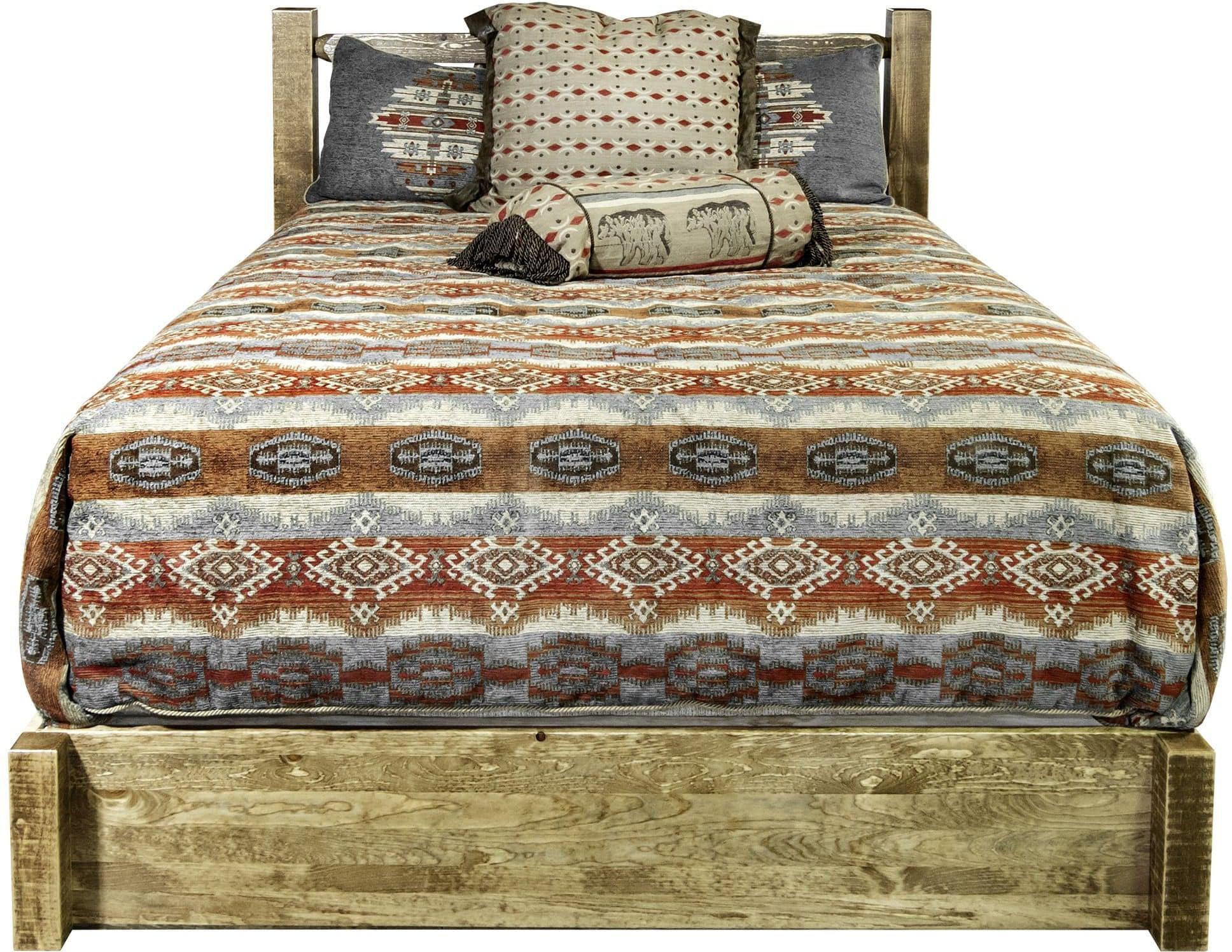 Montana Woodworks Homestead Kollektion Queen Platform Bett mit Lagerung