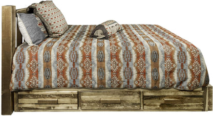 Montana Woodworks Homestead Kollektion Queen Platform Bett mit Lagerung