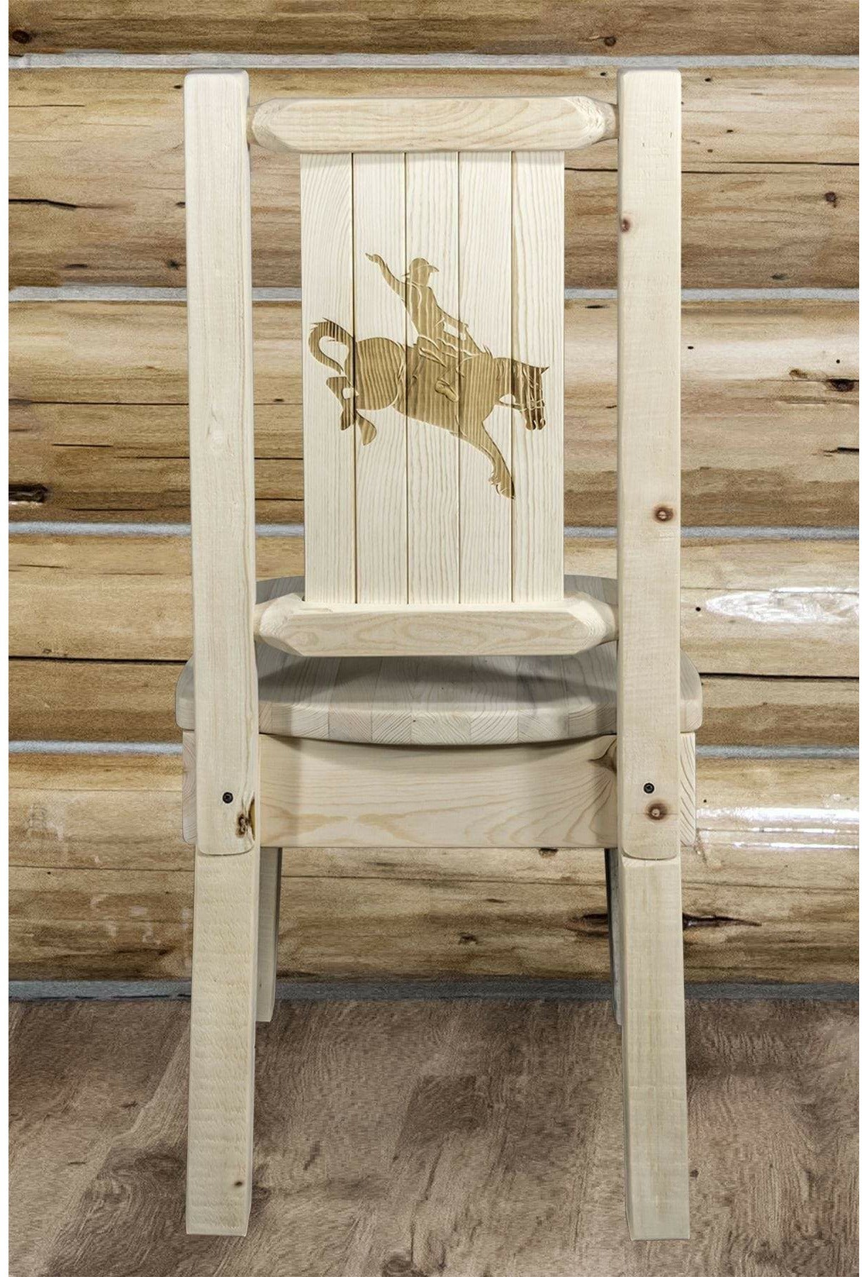 Montana Woodworks Homestead Kollektion Laser Gravur Seitenstuhl
