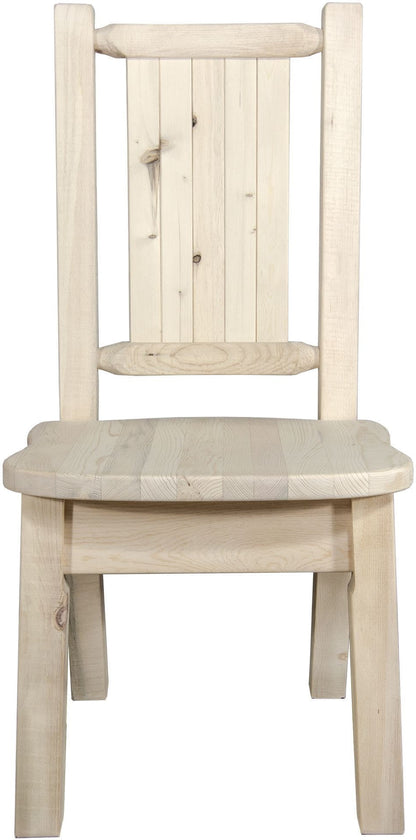 Montana Woodworks Homestead Kollektion Laser Gravur Seitenstuhl
