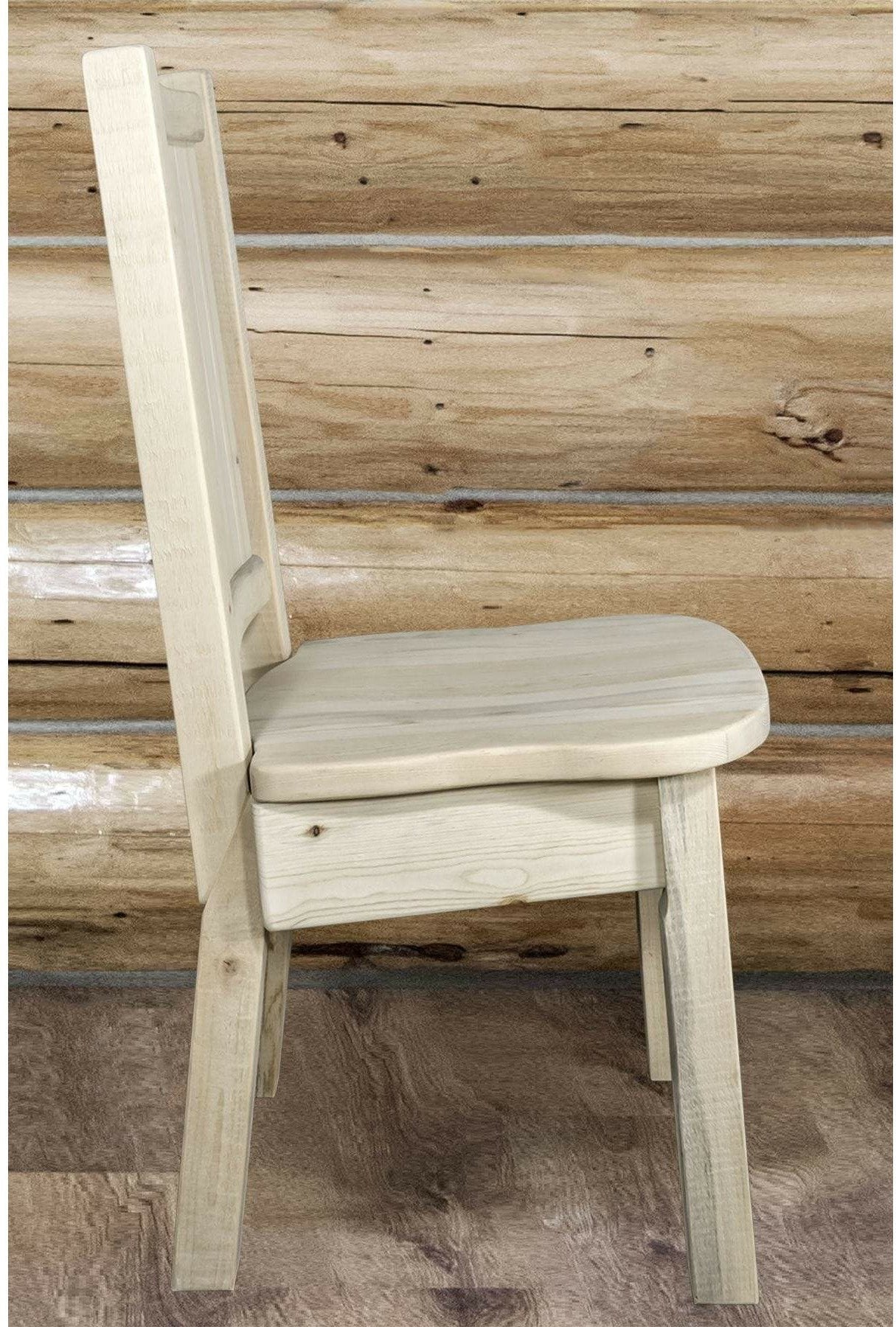 Montana Woodworks Homestead Kollektion Laser Gravur Seitenstuhl