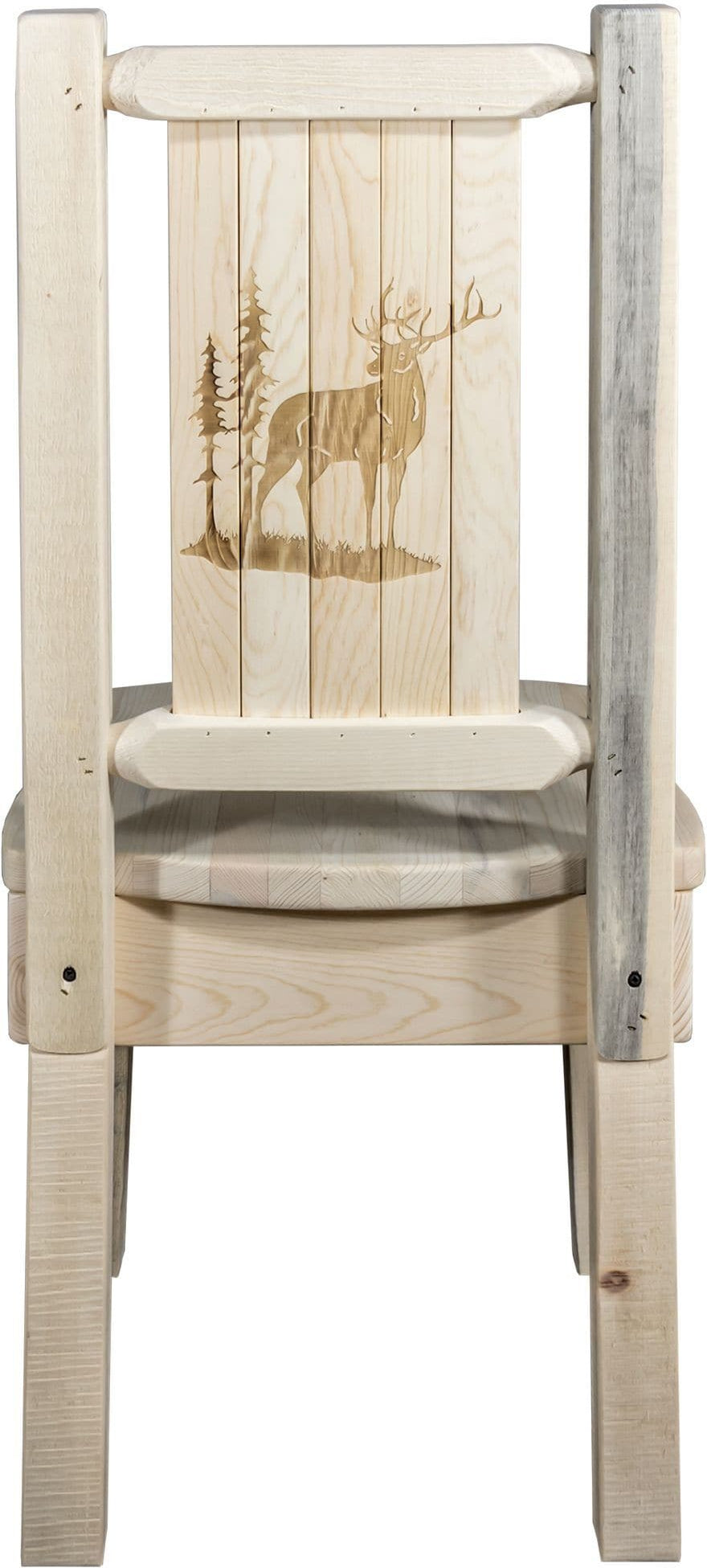 Montana Woodworks Homestead Kollektion Laser Gravur Seitenstuhl