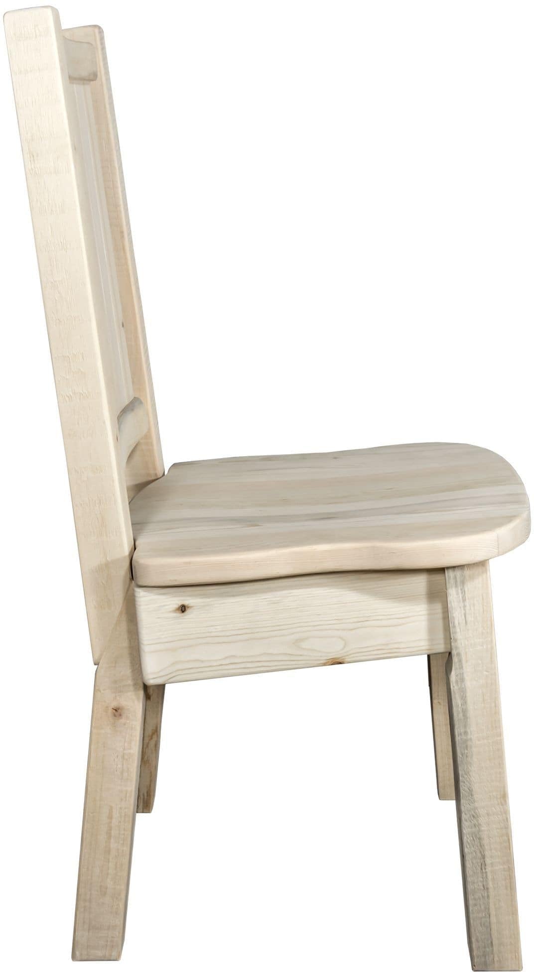Montana Woodworks Homestead Kollektion Laser Gravur Seitenstuhl