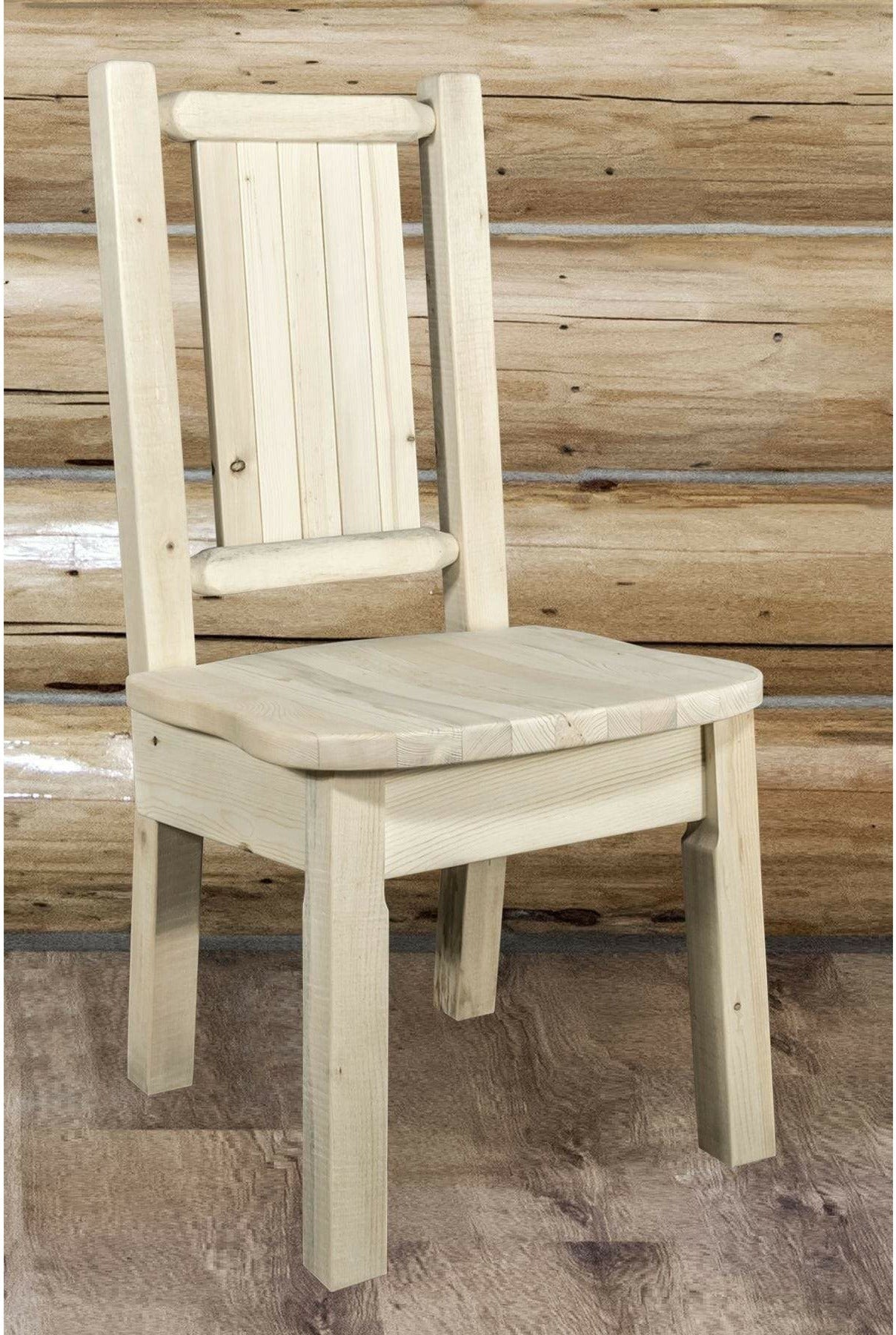 Montana Woodworks Homestead Kollektion Laser Gravur Seitenstuhl
