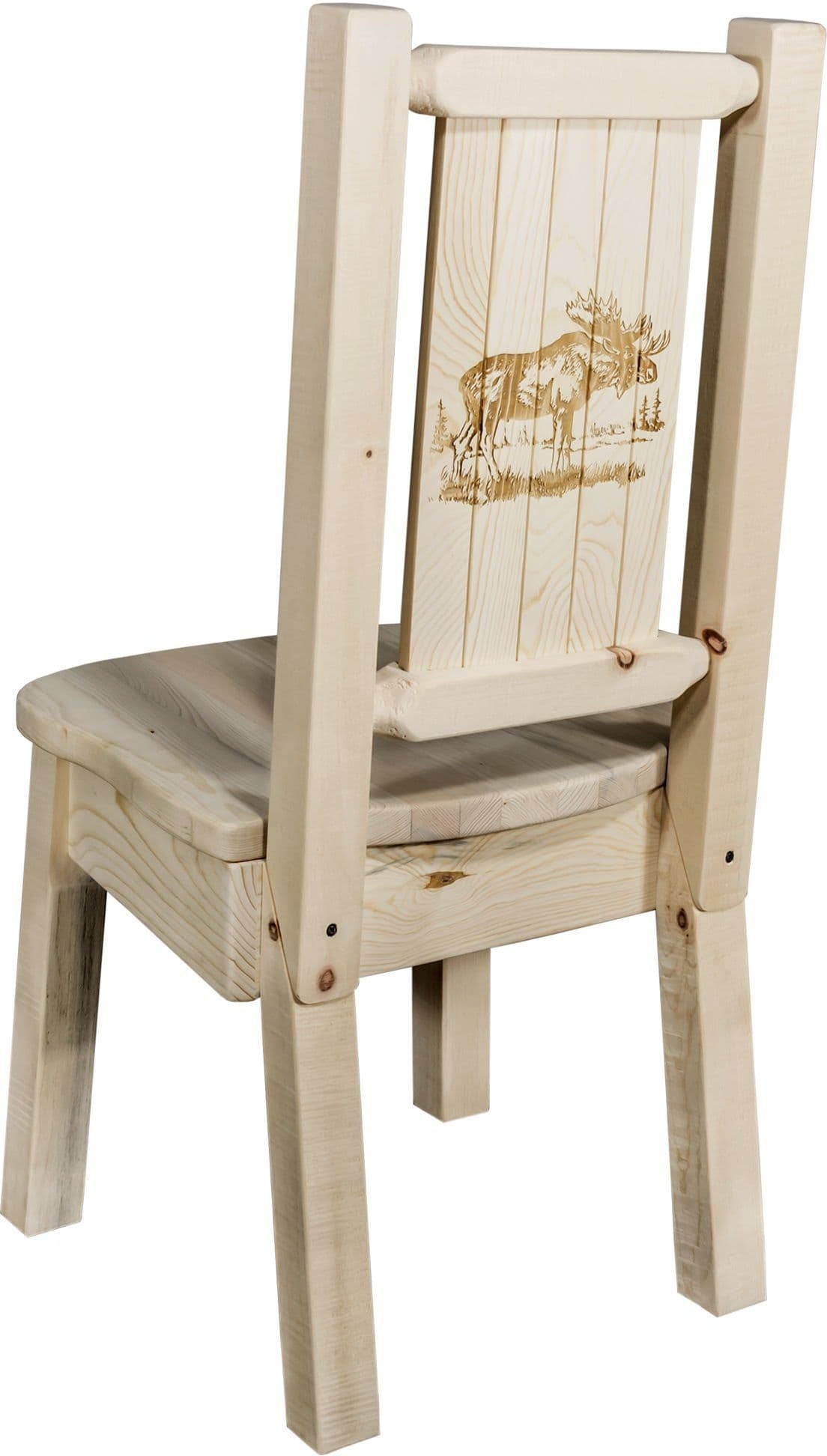 Montana Woodworks Homestead Kollektion Laser Gravur Seitenstuhl