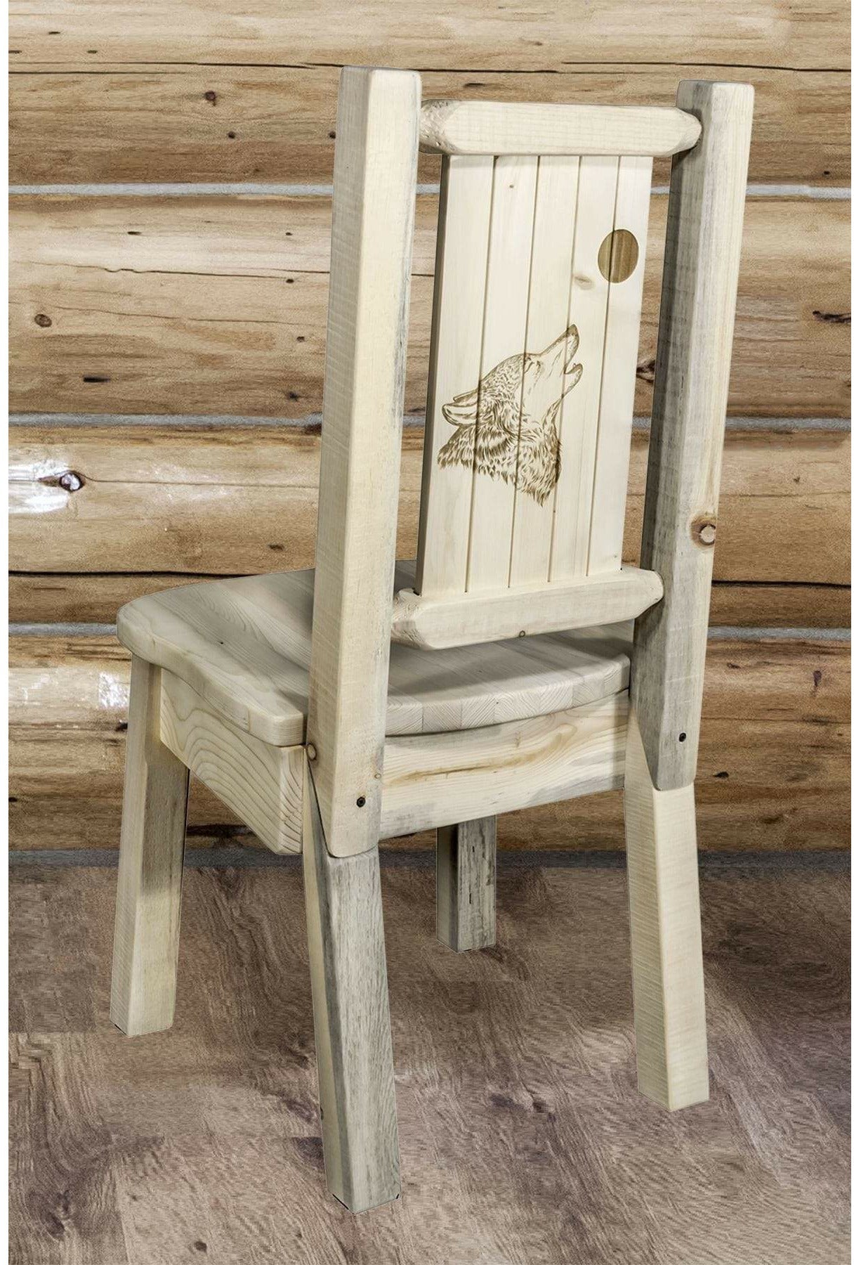 Montana Woodworks Homestead Kollektion Laser Gravur Seitenstuhl