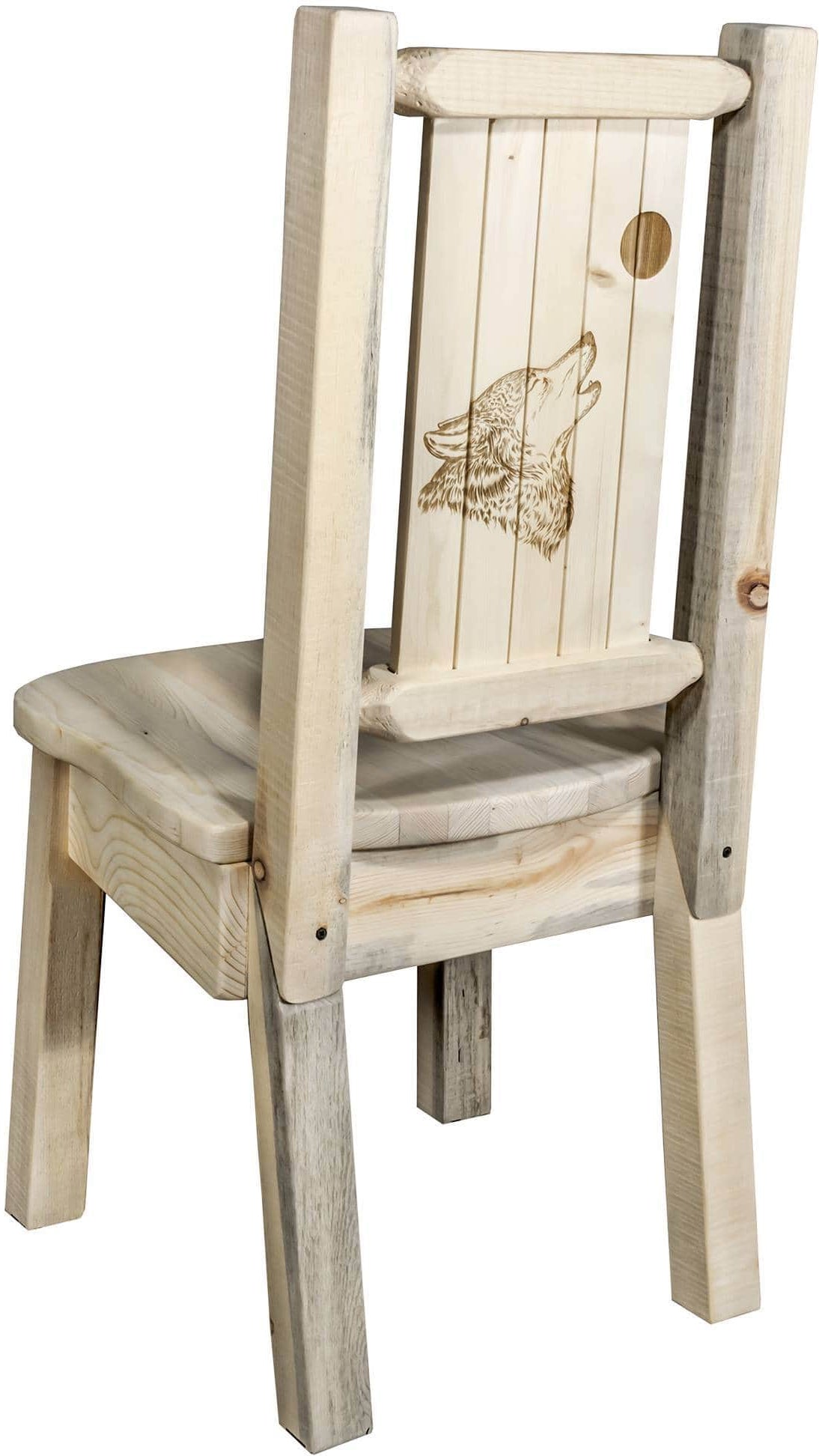 Montana Woodworks Homestead Kollektion Laser Gravur Seitenstuhl