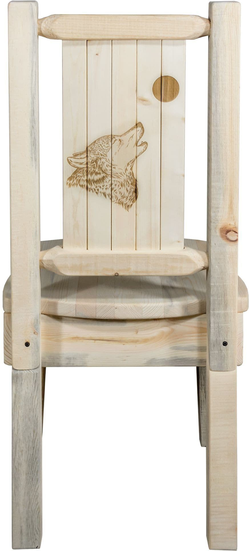 Montana Woodworks Homestead Kollektion Laser Gravur Seitenstuhl