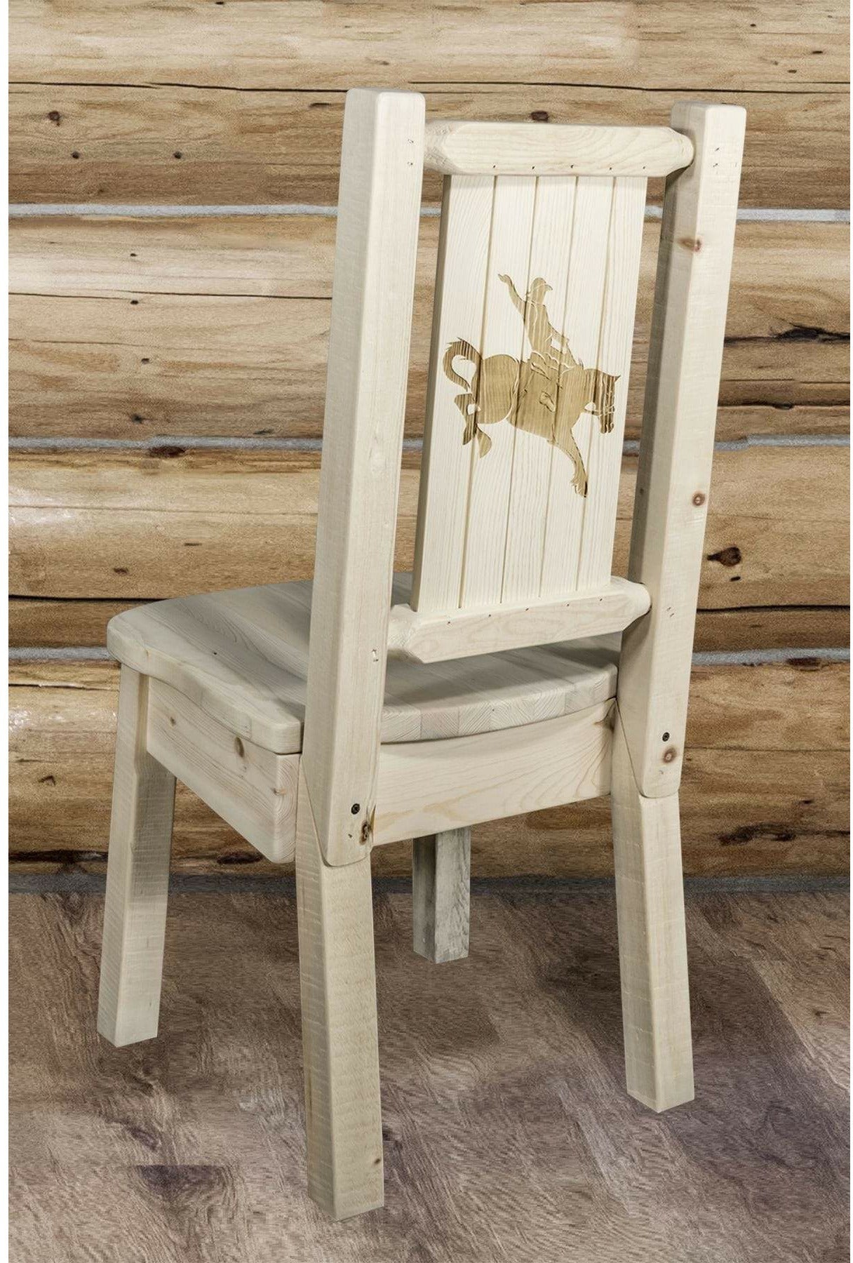Montana Woodworks Homestead Kollektion Laser Gravur Seitenstuhl