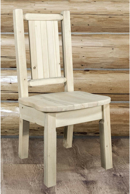 Montana Woodworks Homestead Kollektion Side Chair mit Lasergravur Design - Bereit zum Abschluss