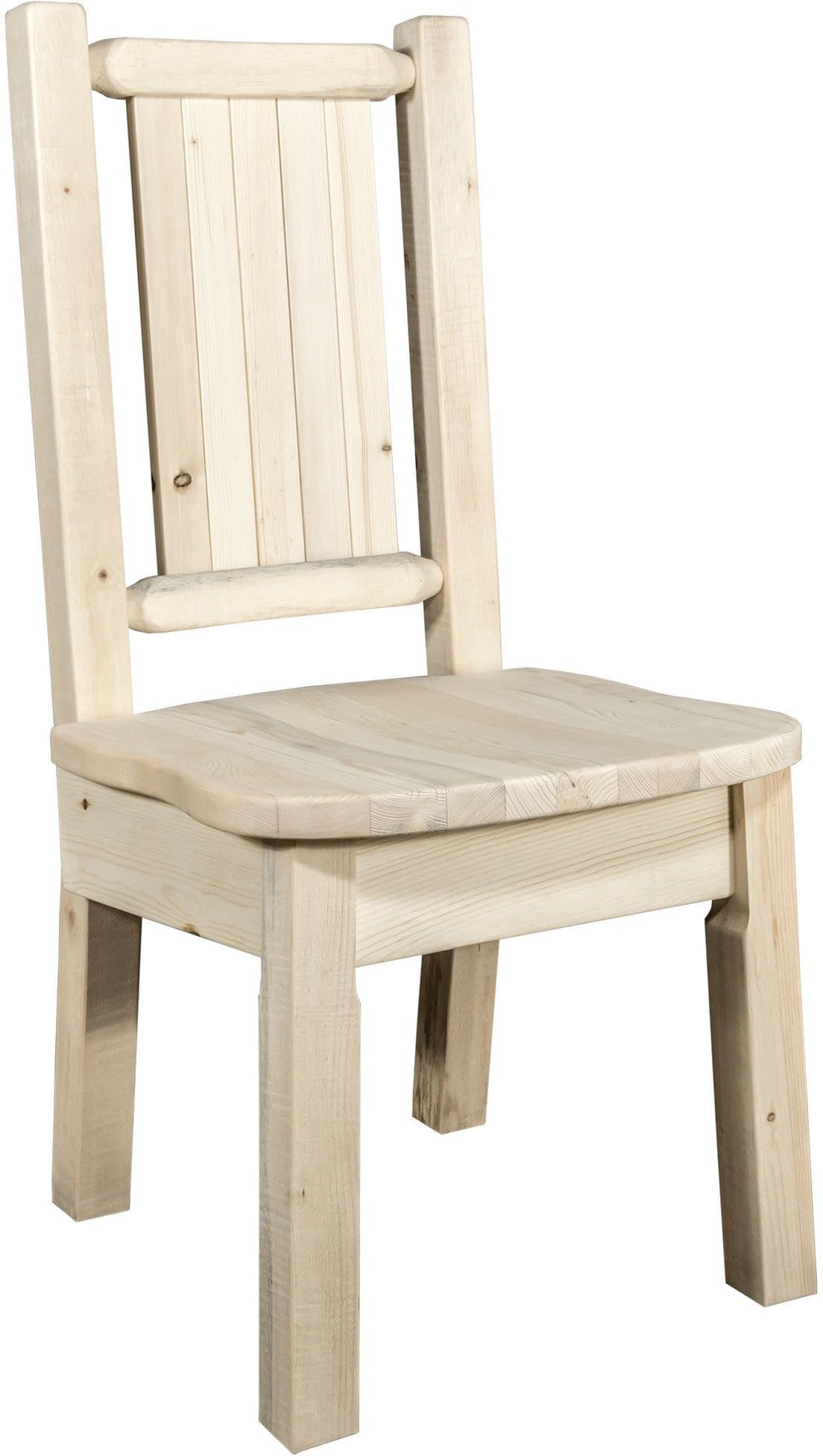Montana Woodworks Homestead Kollektion Side Chair mit Lasergravur Design - Bereit zum Abschluss