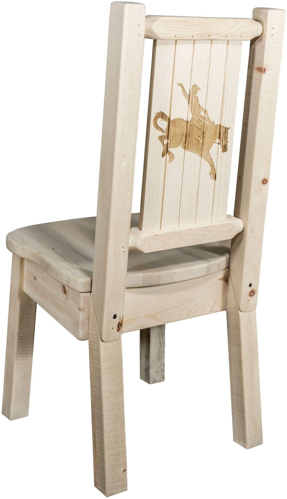 Montana Woodworks Homestead Kollektion Side Chair mit Lasergravur Design - Bereit zum Abschluss