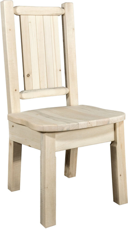 Montana Woodworks Homestead Kollektion Side Chair mit Lasergravur Design - Bereit zum Abschluss