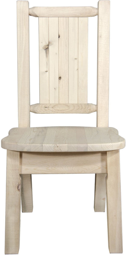 Montana Woodworks Homestead Kollektion Side Chair mit Lasergravur Design - Bereit zum Abschluss