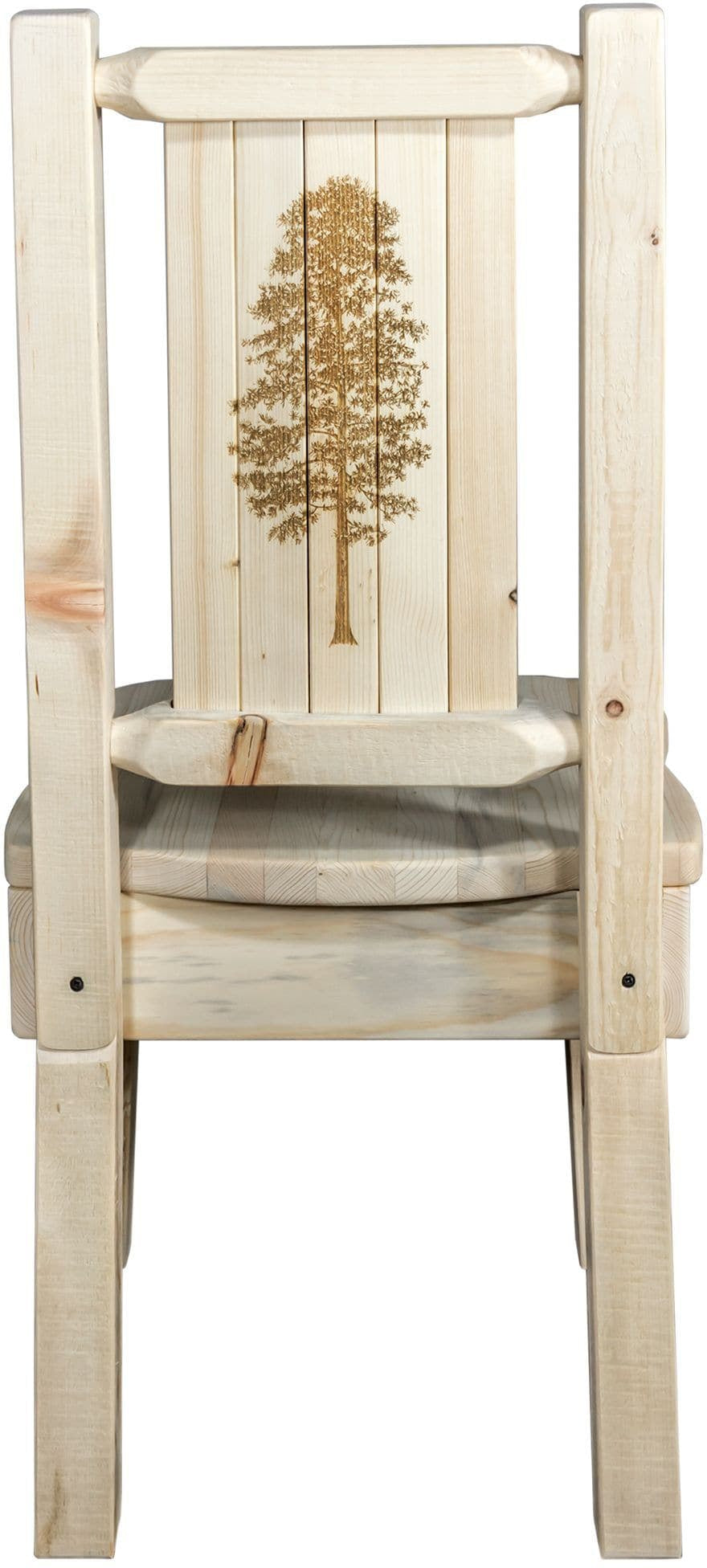 Montana Woodworks Homestead Kollektion Side Chair mit Lasergravur Design - Bereit zum Abschluss