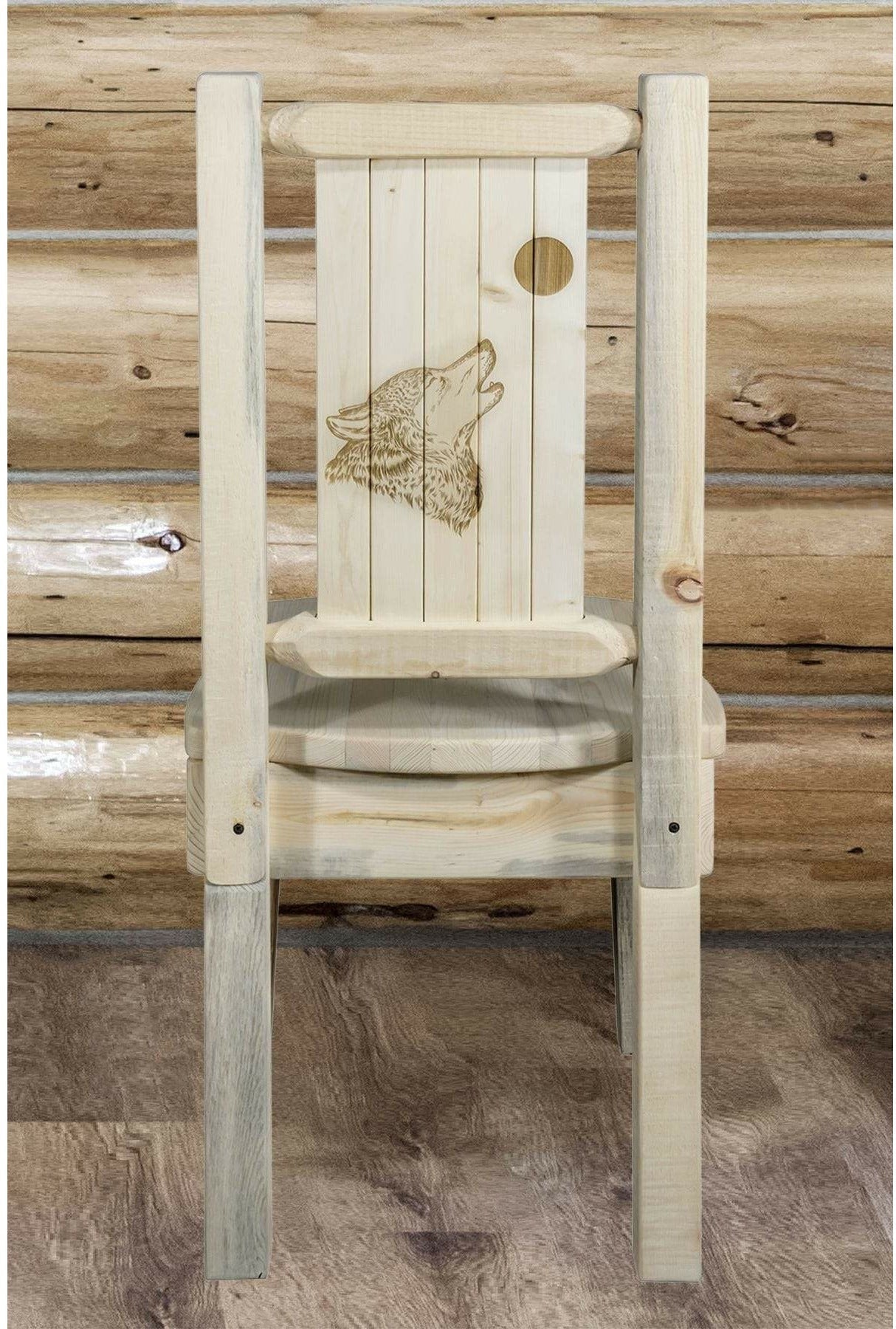 Montana Woodworks Homestead Kollektion Side Chair mit Lasergravur Design - Bereit zum Abschluss