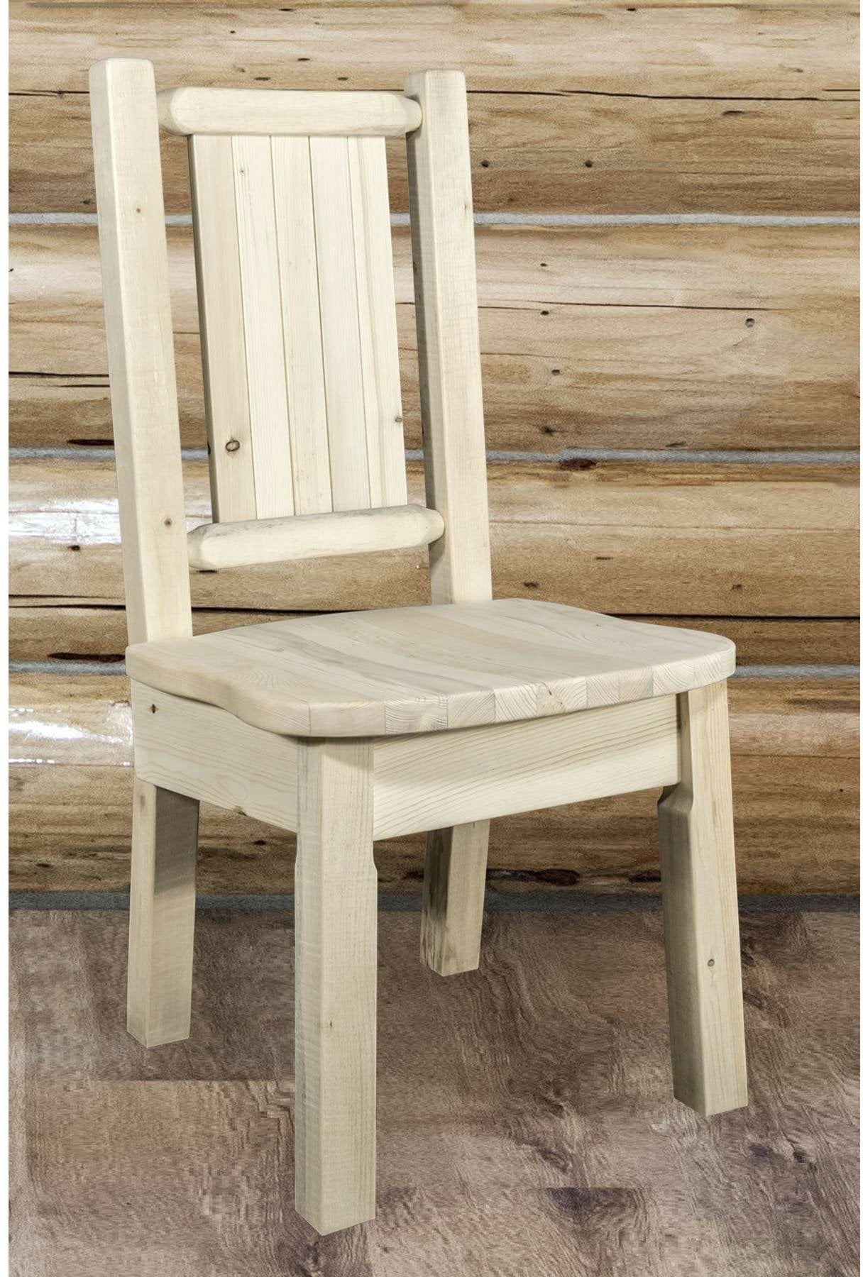 Montana Woodworks Homestead Kollektion Side Chair mit Lasergravur Design - Bereit zum Abschluss