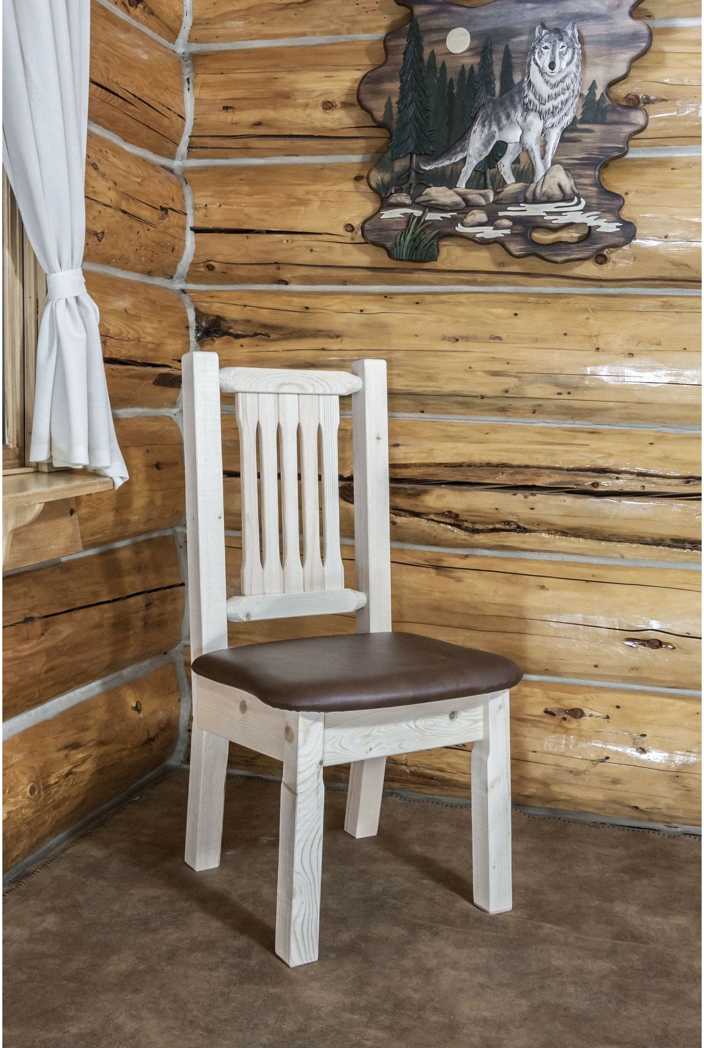 Montana Woodworks Homestead Kollektion Side Chair mit Polstersitz