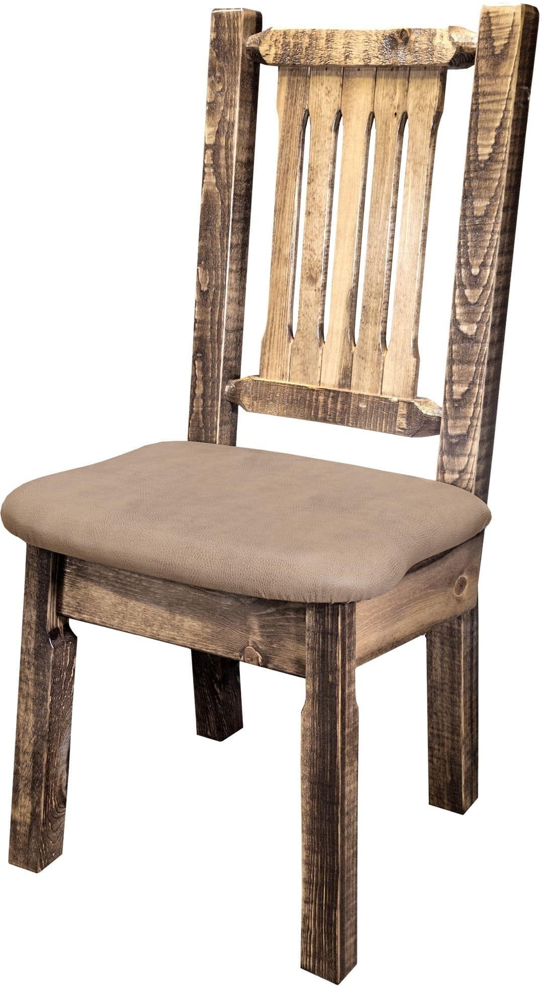 Montana Woodworks Homestead Kollektion Side Chair mit Polstersitz