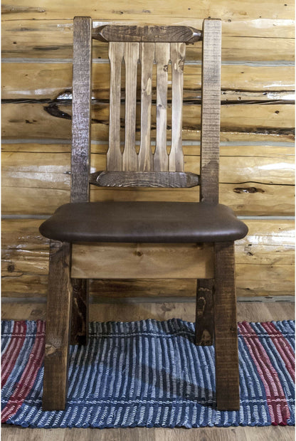 Montana Woodworks Homestead Kollektion Side Chair mit Polstersitz