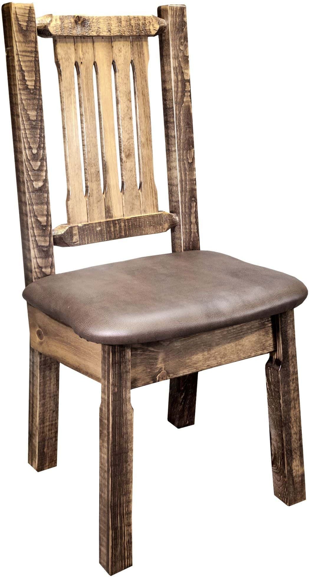 Montana Woodworks Homestead Kollektion Side Chair mit Polstersitz