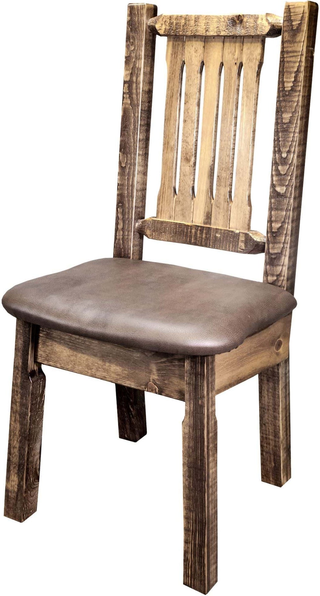 Montana Woodworks Homestead Kollektion Side Chair mit Polstersitz