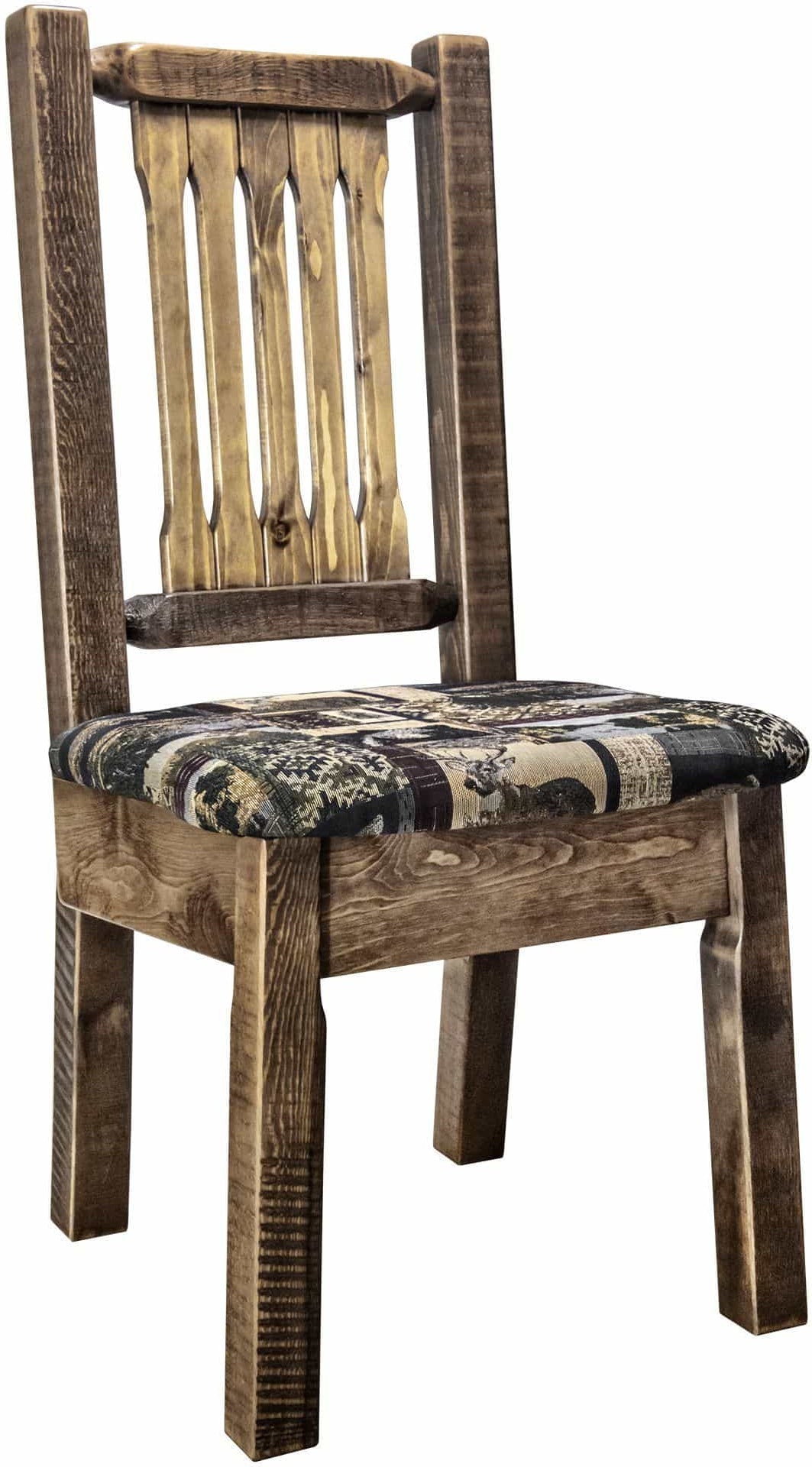 Montana Woodworks Homestead Kollektion Side Chair mit Polstersitz