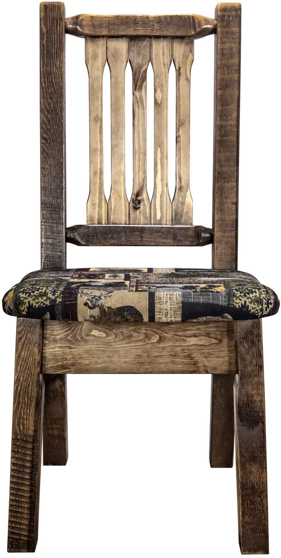 Montana Woodworks Homestead Kollektion Side Chair mit Polstersitz