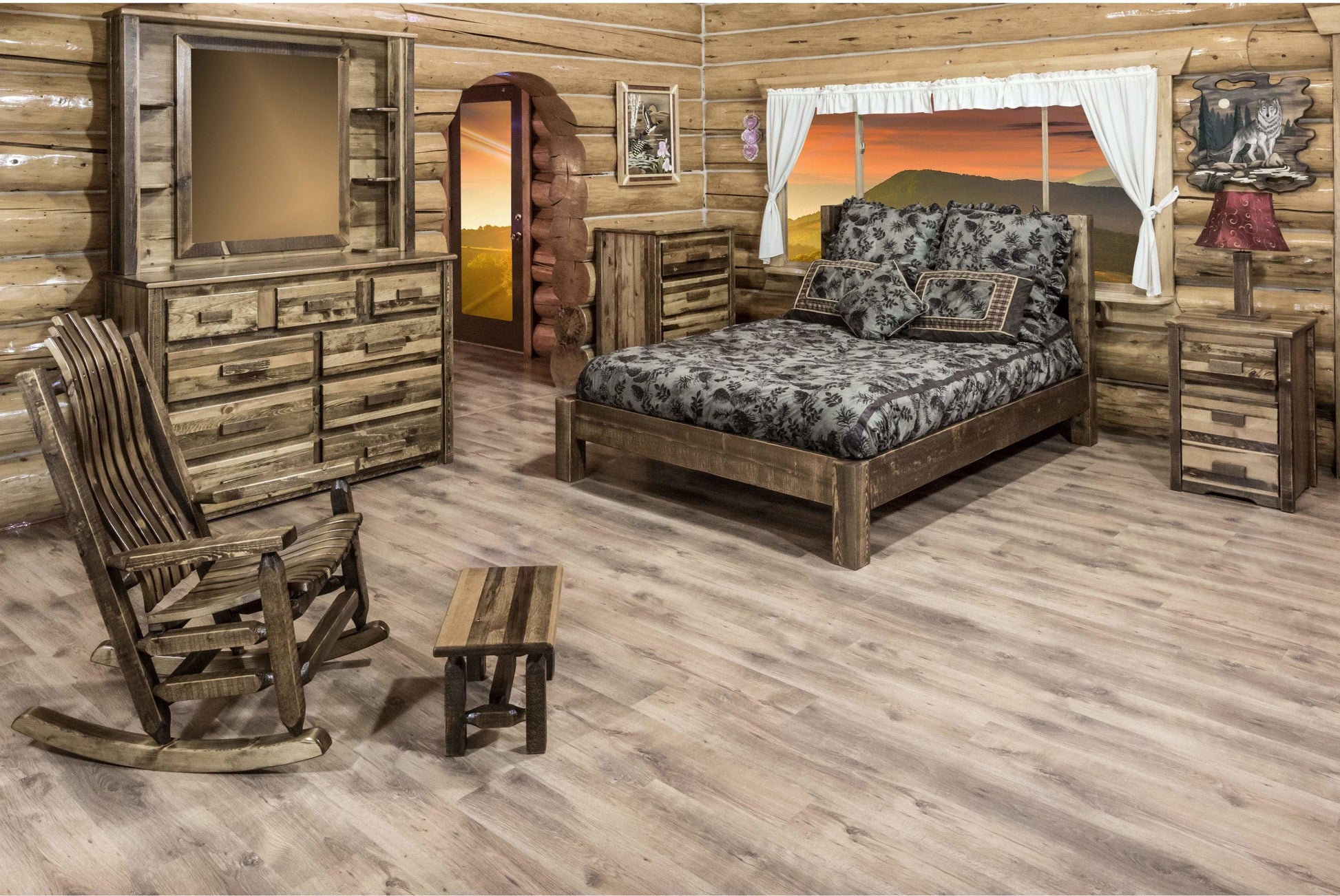 Montana Woodworks Homestead Kollektion Doppelbett-Plattform