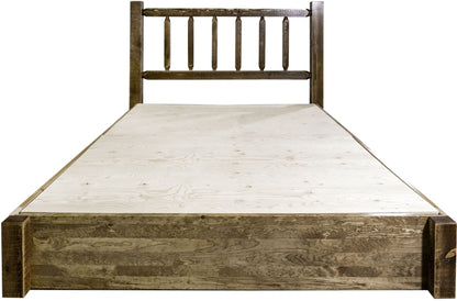 Montana Woodworks Homestead Kollektion Doppel-Speicherplattform Bett