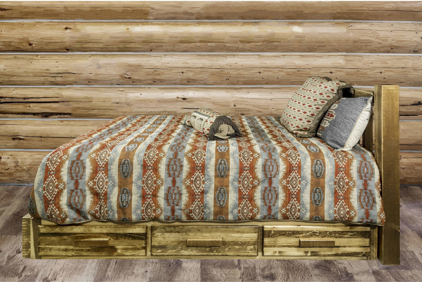 Montana Woodworks Homestead Kollektion Doppel-Speicherplattform Bett