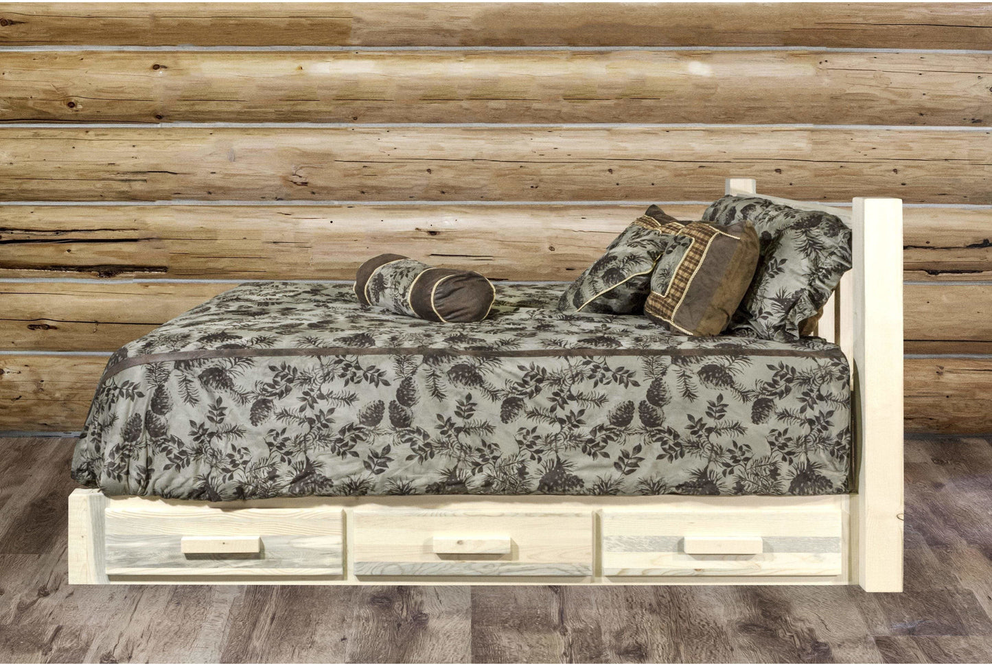 Montana Woodworks Homestead Kollektion Doppel-Speicherplattform Bett