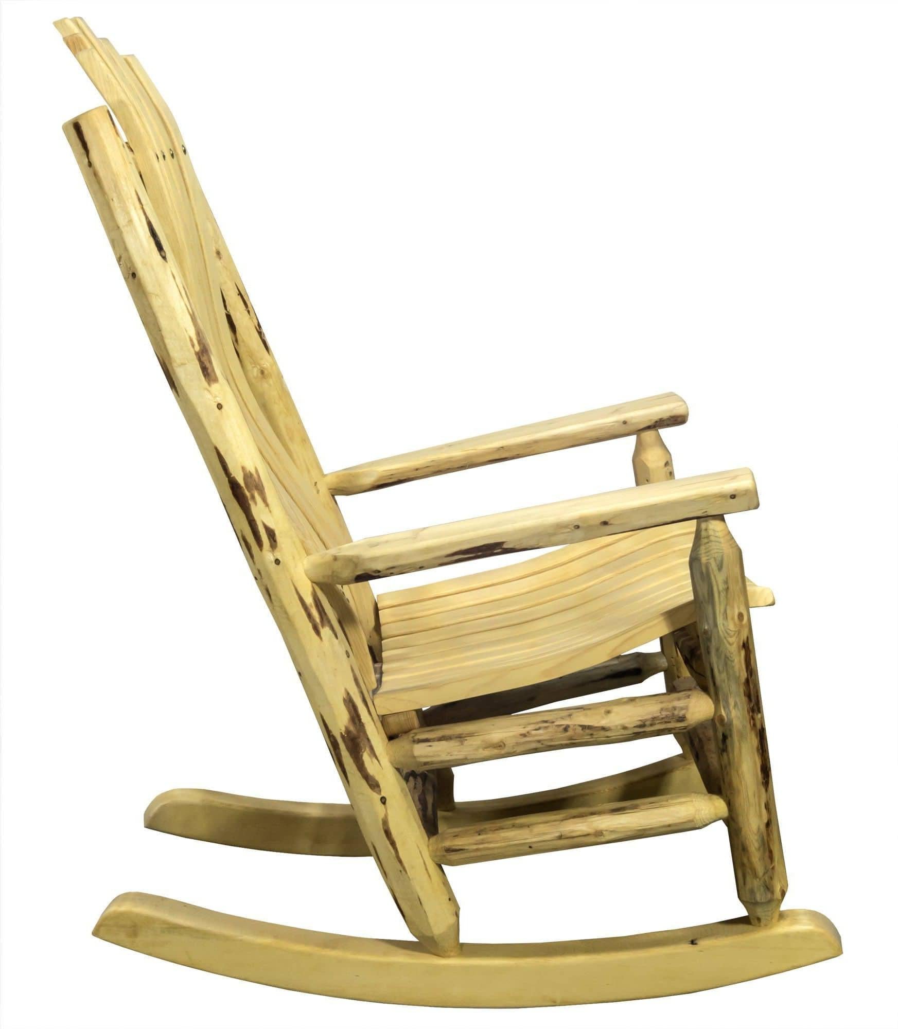 Montana Woodworks Montana Kollektion Adult Log Rocker - Außenbereich