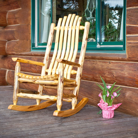 Montana Woodworks Montana Kollektion Adult Log Rocker - Außenbereich