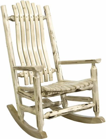Montana Woodworks Montana Kollektion Adult Log Rocker - Bereit zum Abschluss