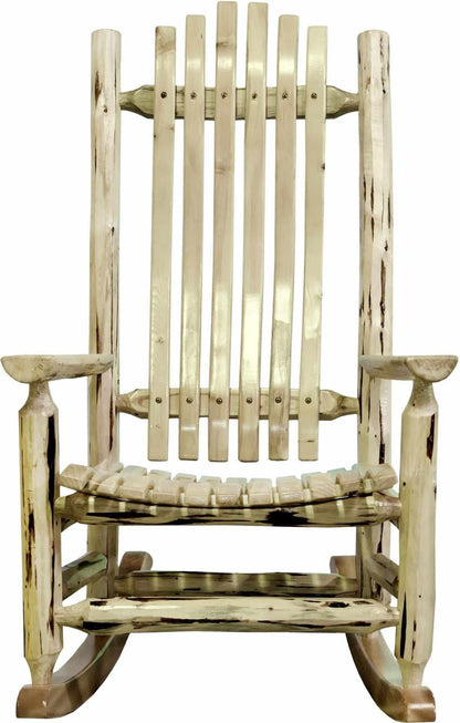 Montana Woodworks Montana Kollektion Adult Log Rocker - Bereit zum Abschluss