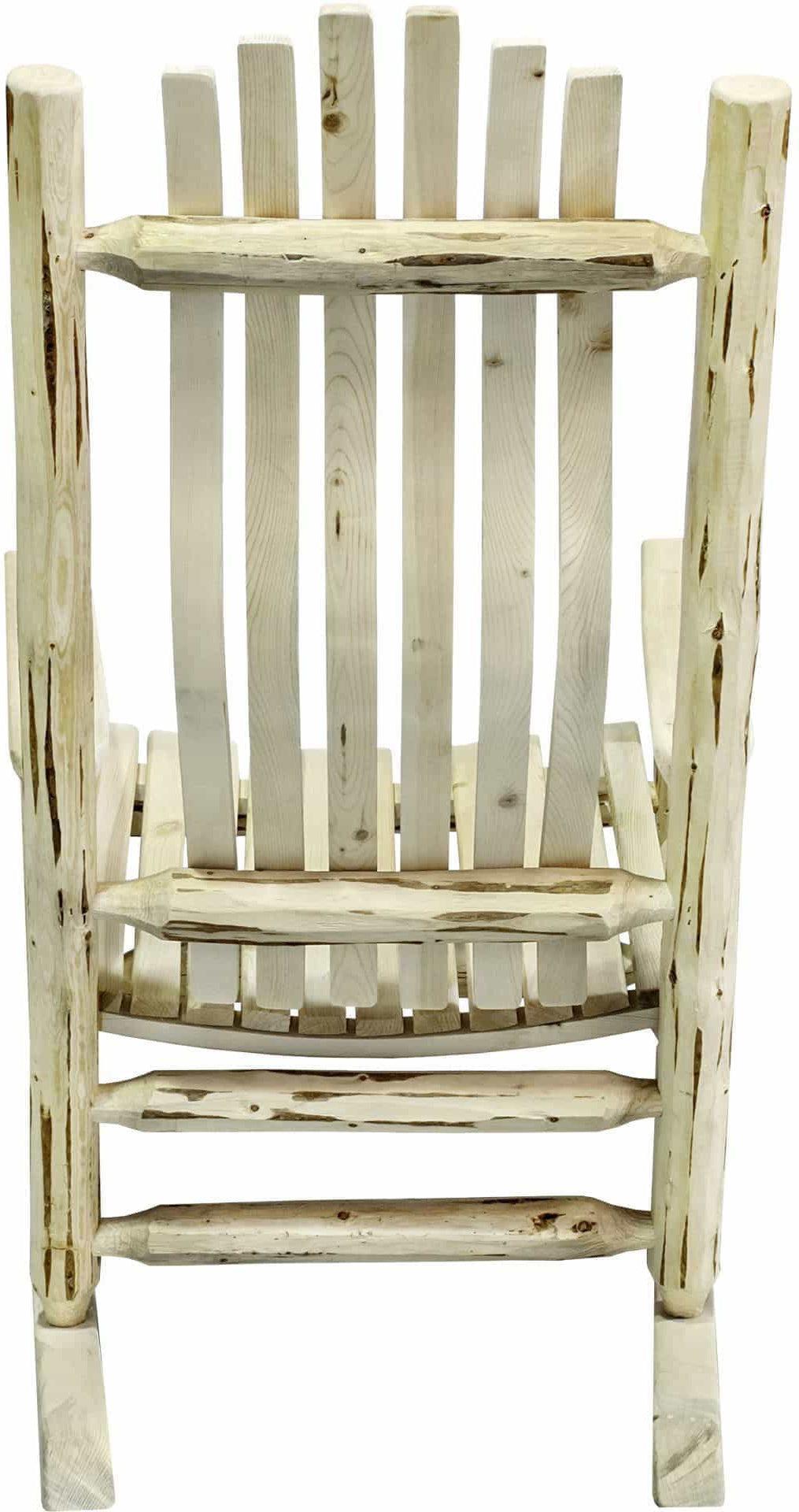 Montana Woodworks Montana Kollektion Adult Log Rocker - Bereit zum Abschluss