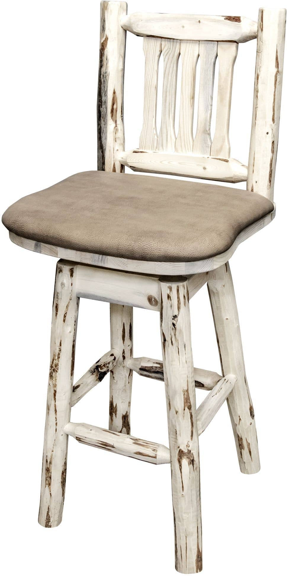 Montana Woodworks Montana Kollektion Barshocker mit Rücken / Schwenk / Polstersitz