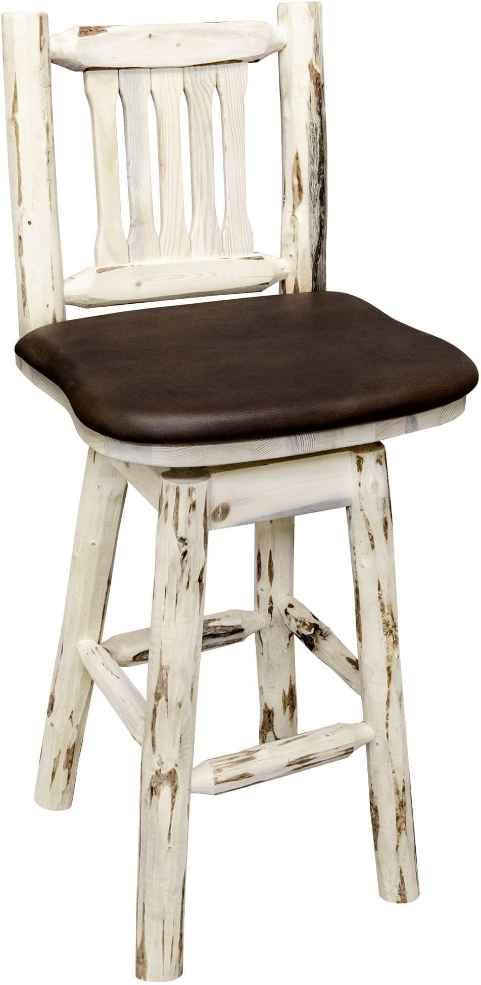Montana Woodworks Montana Kollektion Barshocker mit Rücken / Schwenk / Polstersitz