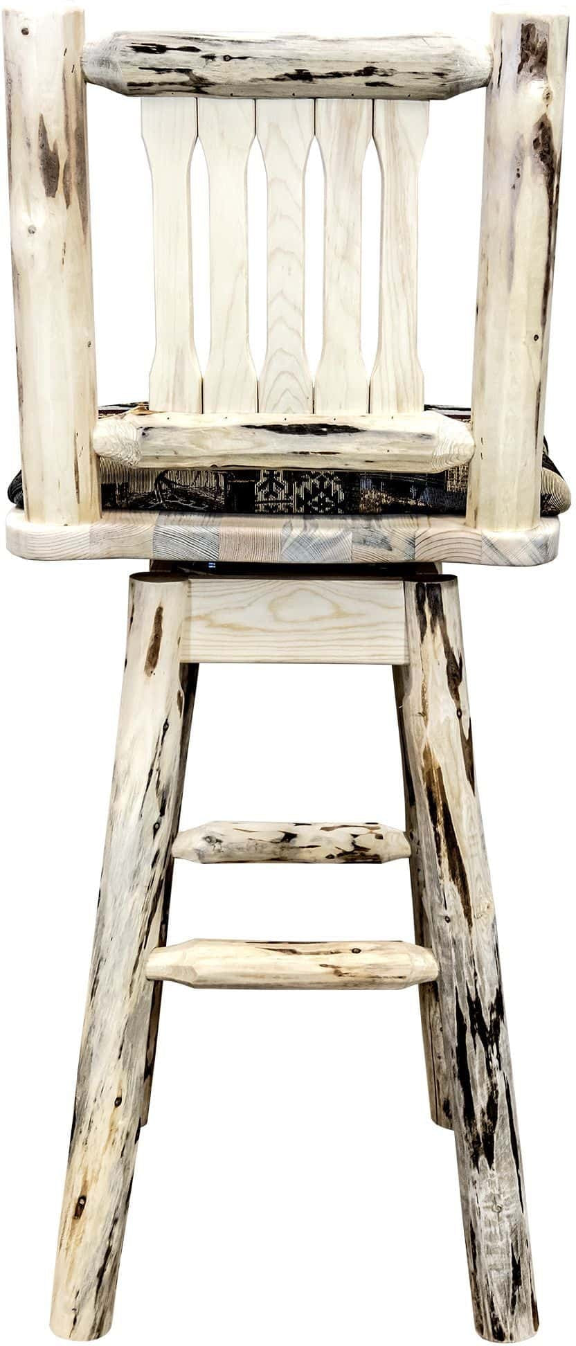 Montana Woodworks Montana Kollektion Barshocker mit Rücken / Schwenk / Polstersitz