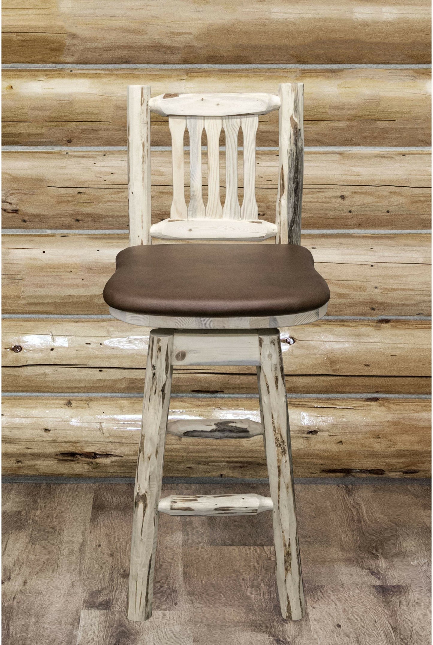 Montana Woodworks Montana Kollektion Barshocker mit Rücken / Schwenk / Polstersitz